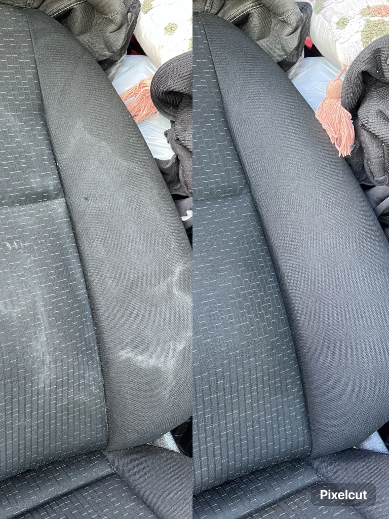 Car Deep Cleaning On Fabric Seats